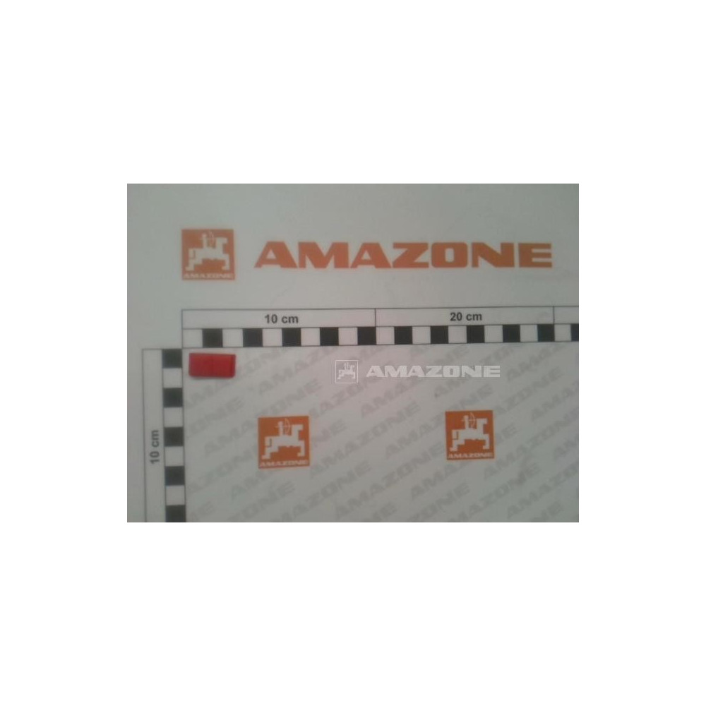 Plaque poignee flex rouge N°1 943595 Amazone