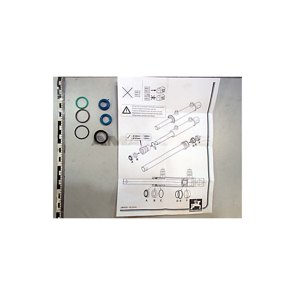 Jeux de joints verin 948183/945911 948184 Amazone
