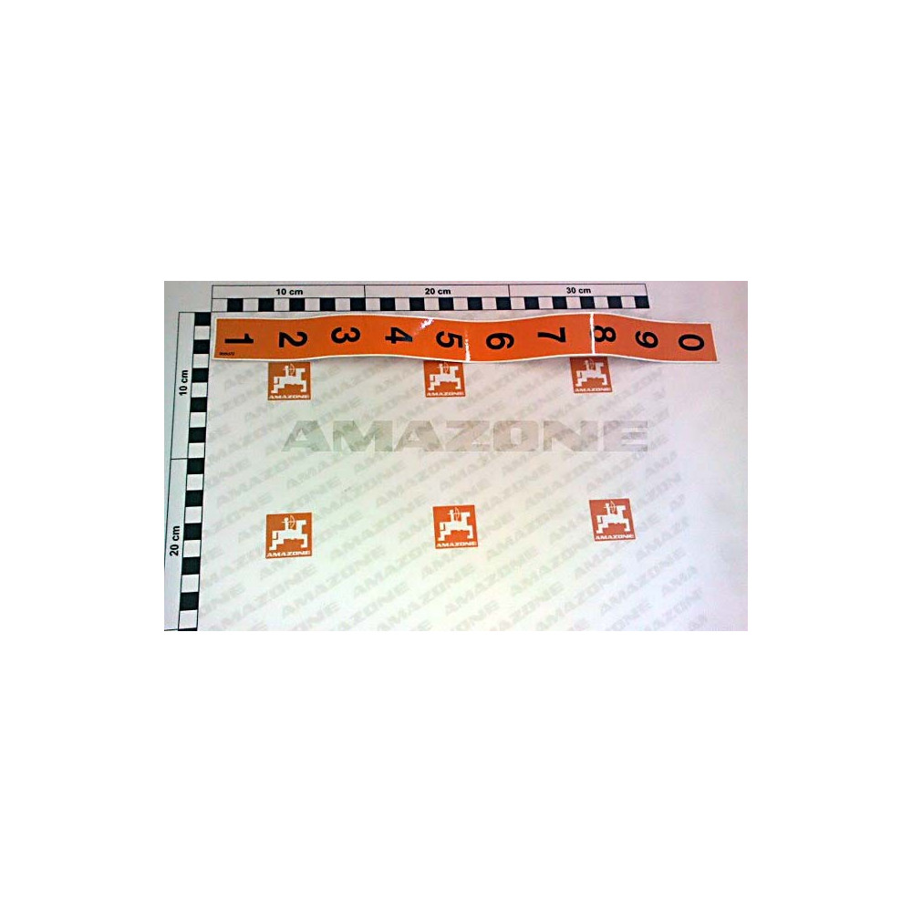 Autocollant 10 pas. 956072 Amazone