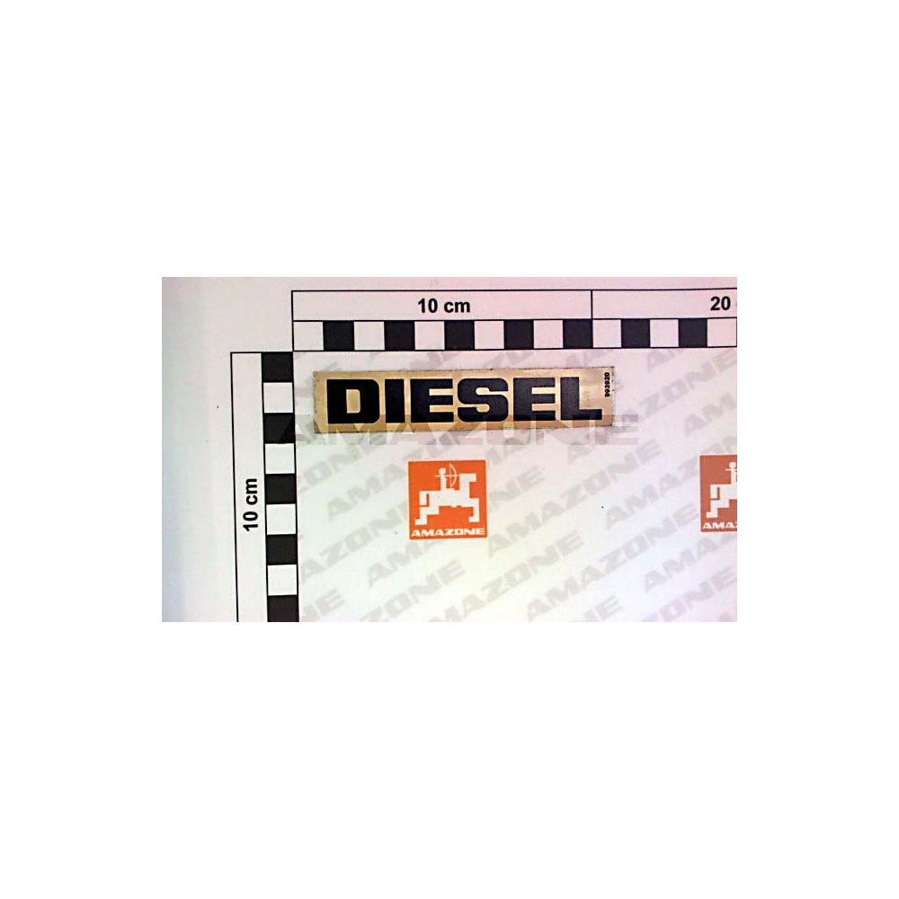 Autocollant 20X100 noir/beige 993920 Amazone