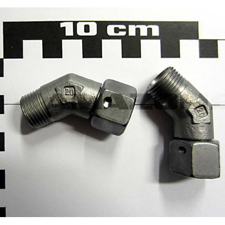Raccord hyd. 45° L12 Réf. GC523 - AMAZONE Raccord hyd. 45° L12 Réf. GC523 - AMAZONE