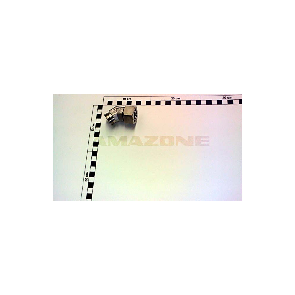 Raccord ISO coudé 45° L18 GC756 Amazone
