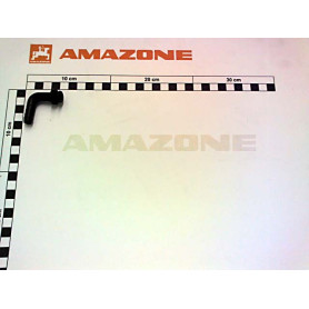 Raccord coudé 90° D 10 1"2 GE466 Amazone