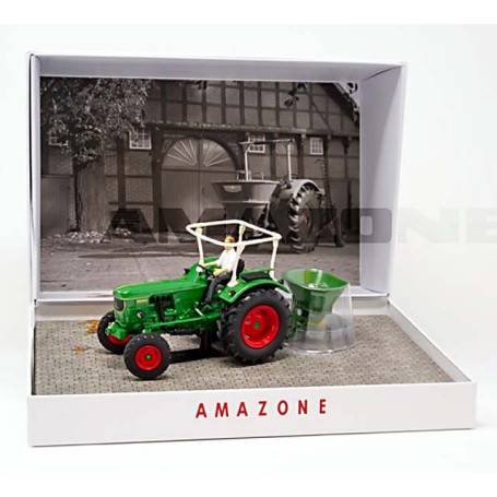 Maquette tracteur deutz + ZA Réf. IC349 - AMAZONE Maquette tracteur deutz + ZA Réf. IC349 - AMAZONE