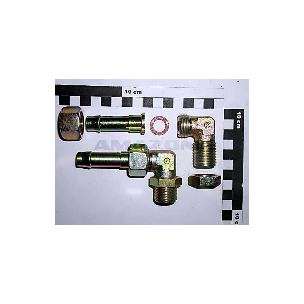 Raccord fileté coudé A 90° M22 S13 LB183 Amazone