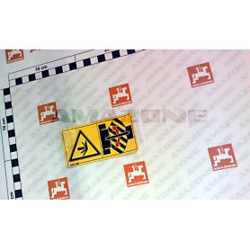 Autocollant main ecrasee MD080 Amazone