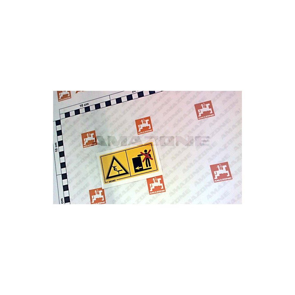 Autocollant chute danger MD082 Amazone