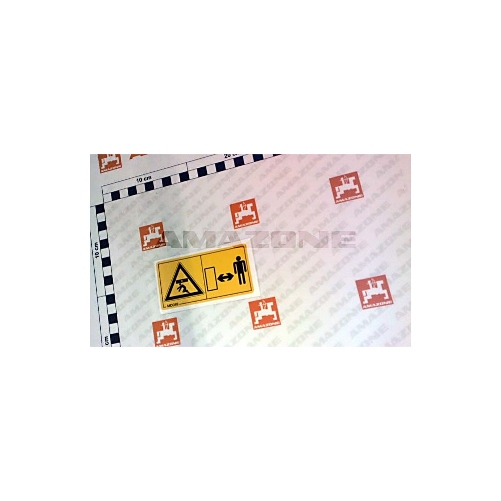 Autocollant chocs+ecartement MD089 Amazone