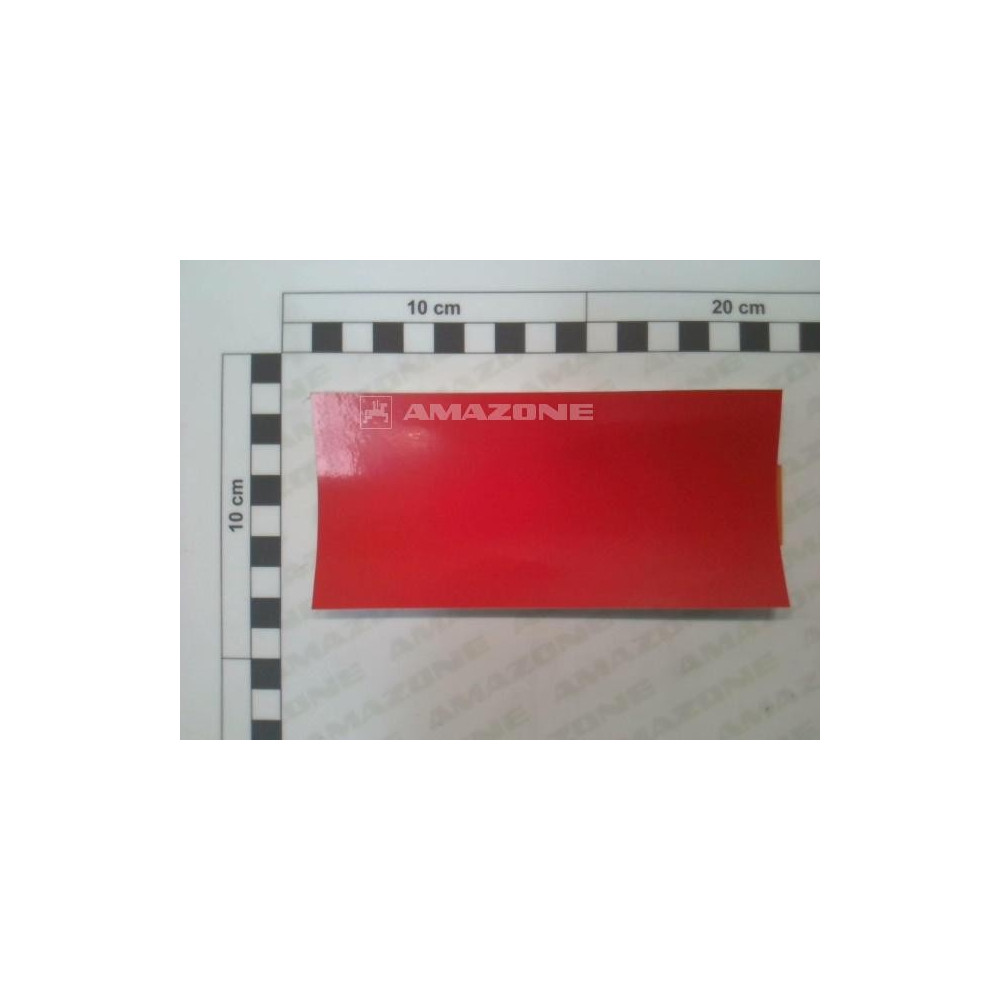 Autocollant rouge 70X150 MD092 Amazone