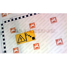AUTOCOLLANT RISQUE BLESSURE ELECTRI Réf. MD094 AMAZONE AUTOCOLLANT RISQUE BLESSURE ELECTRI Réf. MD094 AMAZONE