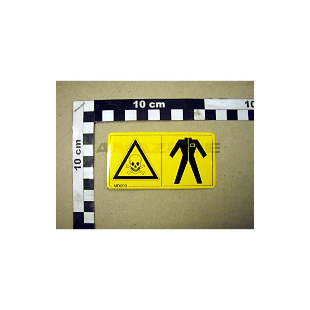 Autocollant catros "ECRASER" MD099 Amazone