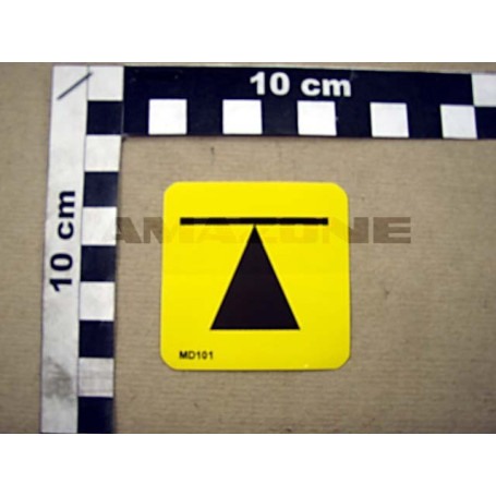 Autocollant "CLé + livre " Réf. MD101 - AMAZONE Autocollant "CLé + livre " Réf. MD101 - AMAZONE