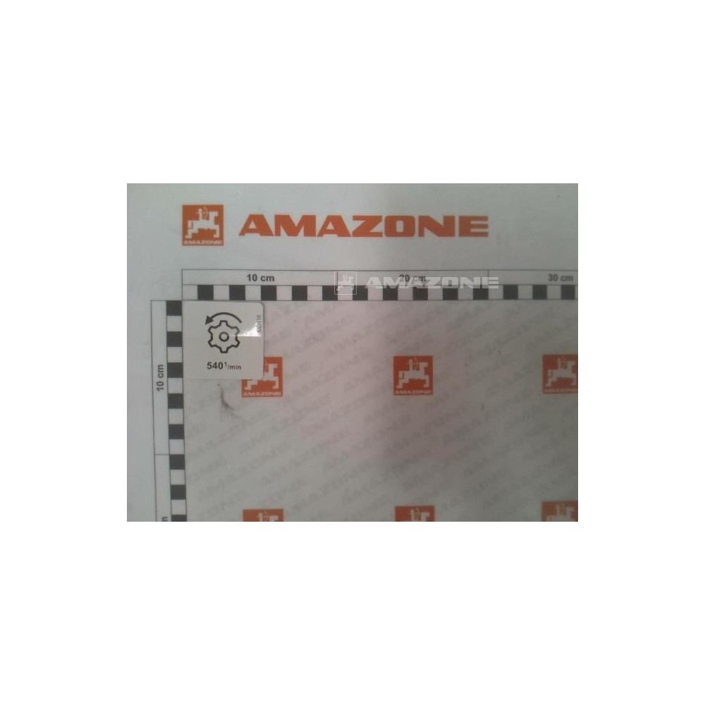 Autocollant 540 t/min MD116 Amazone