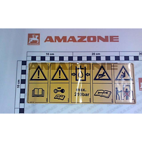 AUTOCOLLANT MD095 MD096 MD097 MD102 Réf. MD151 AMAZONE