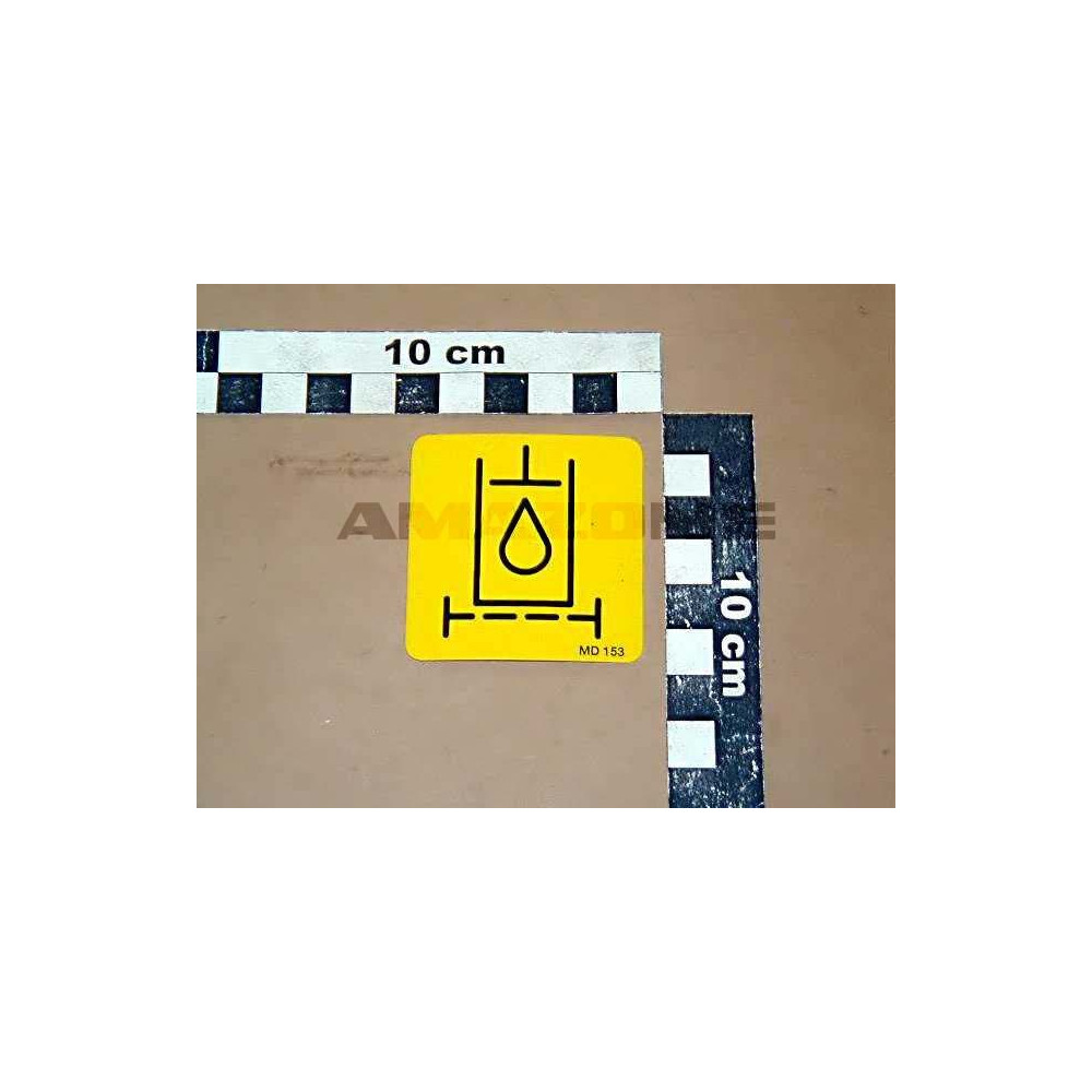 Autocollant filtre huile uf/ug/ux MD153 Amazone