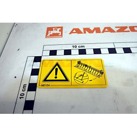 Autocollant risque blessure AD MD154 Amazone