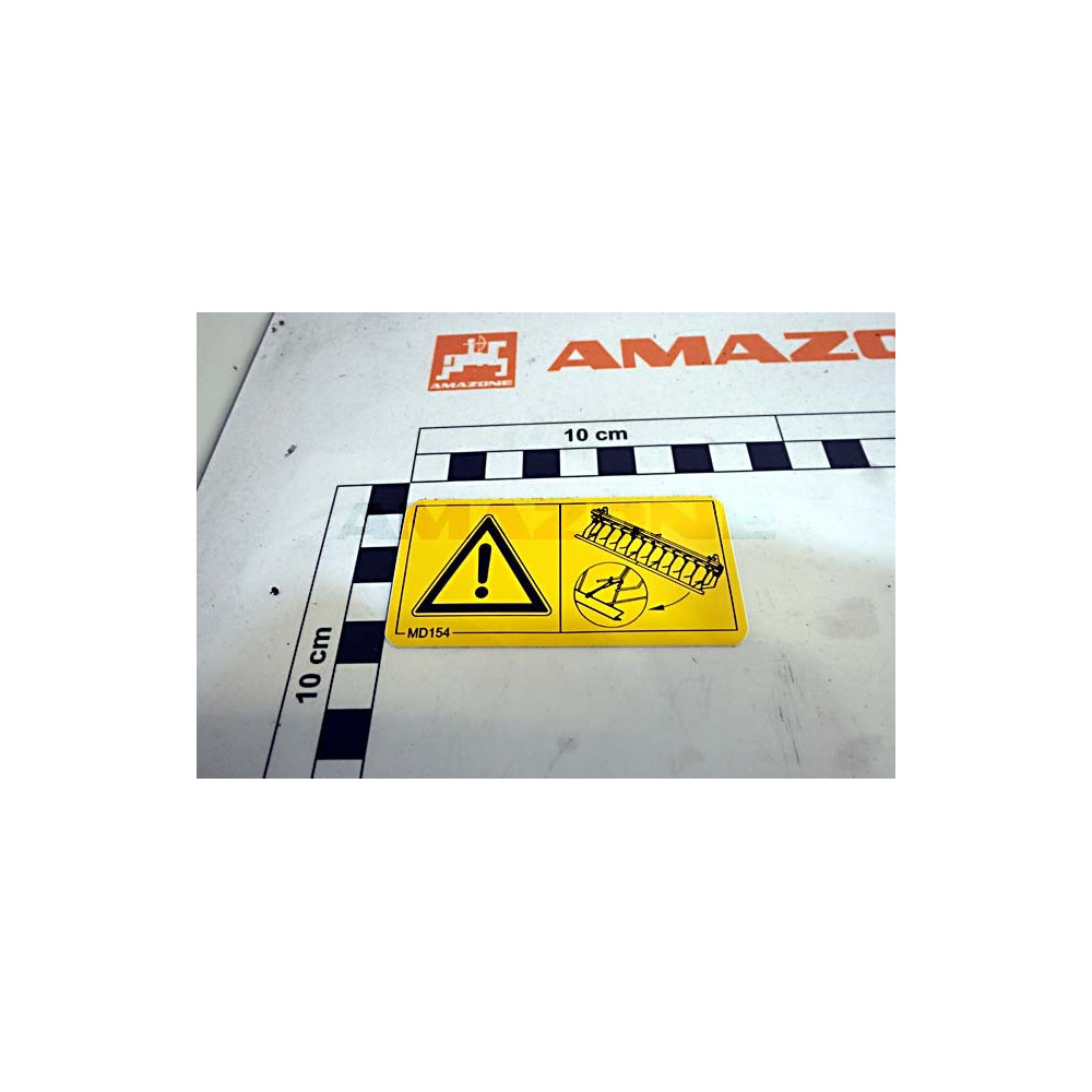 Autocollant risque blessure AD MD154 Amazone