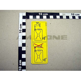 Autocollant bidon rinc.eau propre MD159 Amazone