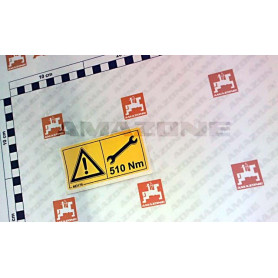 Autocollant serrage 500 NM MD175 Amazone