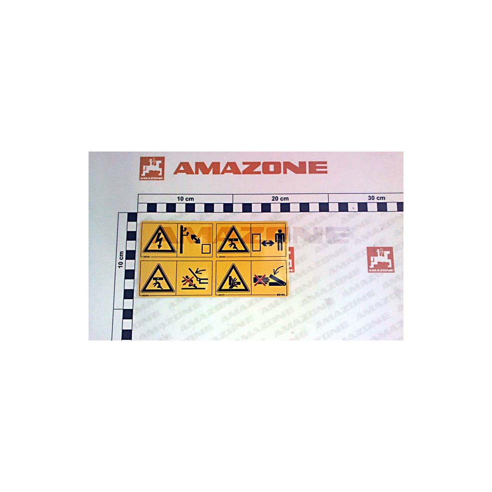 Autocollant risque blessure MD194 Amazone