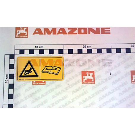 Autocollant liquide haute pression Réf. MD212 - AMAZONE Autocollant liquide haute pression Réf. MD212 - AMAZONE