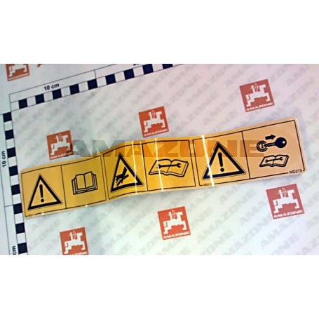 Autocollant instruction Réf. MD213 - AMAZONE Autocollant instruction Réf. MD213 - AMAZONE