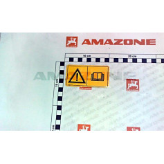 Autocollant d'informations Réf. MD211 - AMAZONE Autocollant d'informations Réf. MD211 - AMAZONE