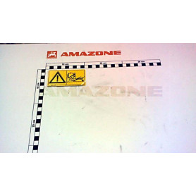 Autocollant en position transport MD240 Amazone
