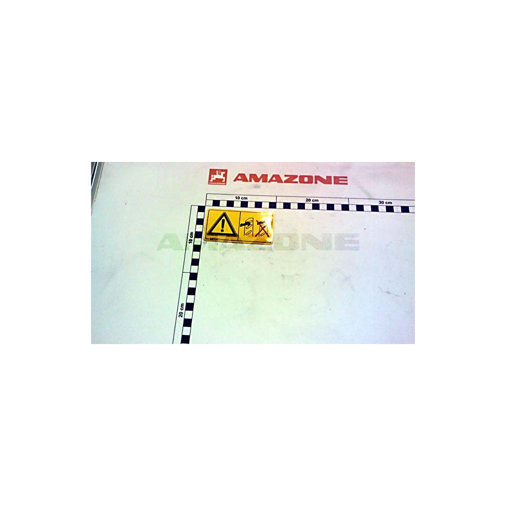 Autocollant en position de travail MD241 Amazone