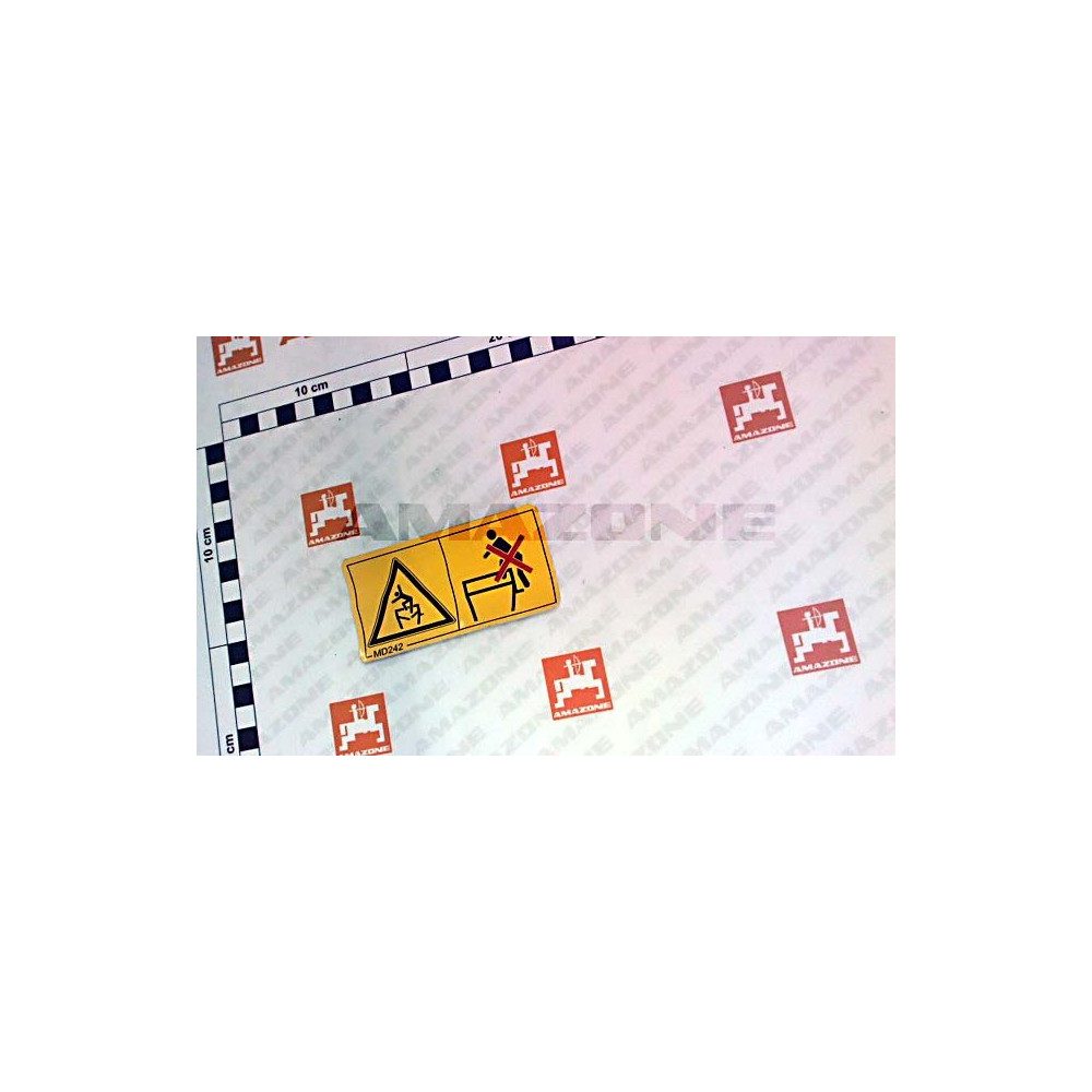 Autocollant danger MD242 Amazone
