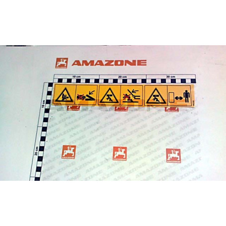 Autocollant jeu d'avertissements Réf. MD258 - AMAZONE Autocollant jeu d'avertissements Réf. MD258 - AMAZONE