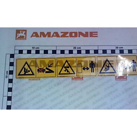 Autocollant danger Réf. MD259 - AMAZONE Autocollant danger Réf. MD259 - AMAZONE
