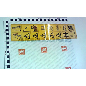 Autocollant de securite UF02 MD257 Amazone