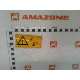 Autocollant avertissement bequ MD275 Amazone