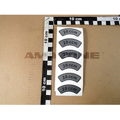 Autocollant "20CCM" Réf. ME1003 - AMAZONE Autocollant "20CCM" Réf. ME1003 - AMAZONE