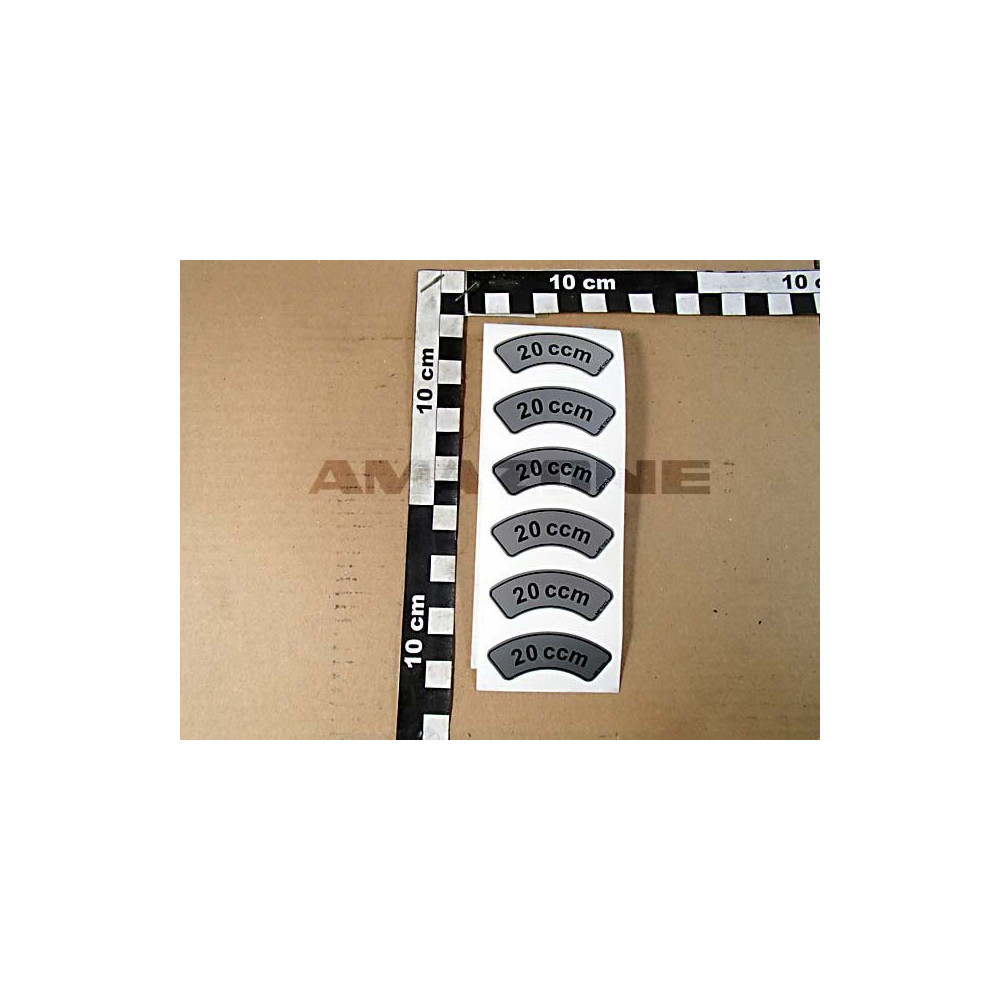Autocollant "20CCM" ME1003 Amazone