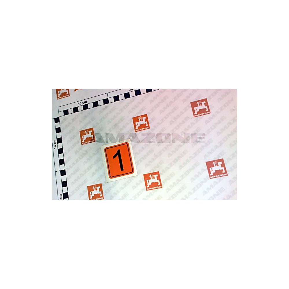 Autocollant graduation N°1 ME1016 Amazone