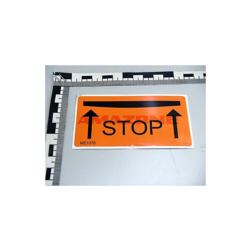 Autocollant "STOP" ME1076 Amazone