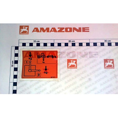 Autocollant Réf. ME1201 - AMAZONE Autocollant Réf. ME1201 - AMAZONE