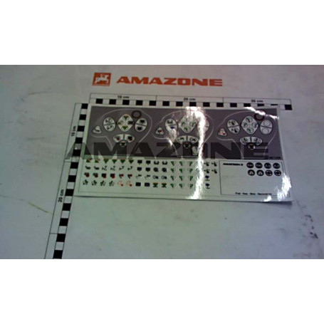 Autocollant amapilot+ semoir Réf. ME1206 - AMAZONE Autocollant amapilot+ semoir Réf. ME1206 - AMAZONE