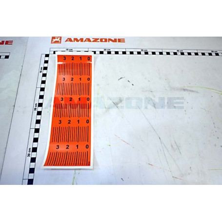 Autocollant de reglage centre Réf. ME1225 - AMAZONE Autocollant de reglage centre Réf. ME1225 - AMAZONE