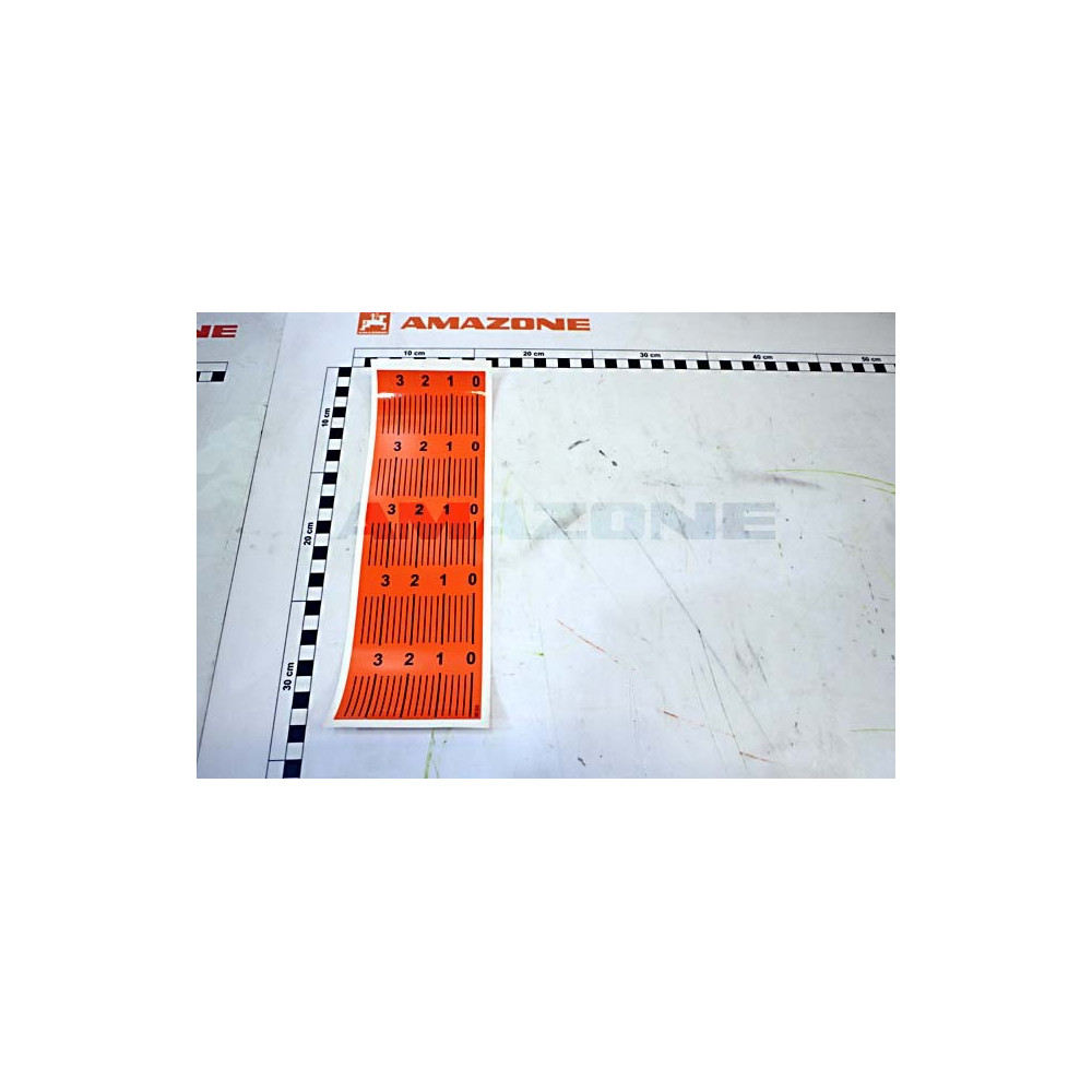Autocollant de reglage centre ME1225 Amazone