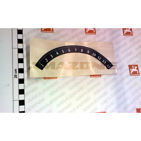 Autocollant echelle gradué d.cataya Réf. ME1276 - AMAZONE Autocollant echelle gradué d.cataya Réf. ME1276 - AMAZONE