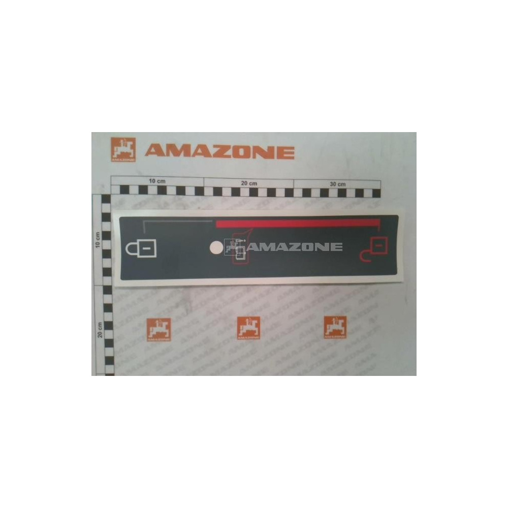 Autocollant de verouillage UF02 ME1289 Amazone