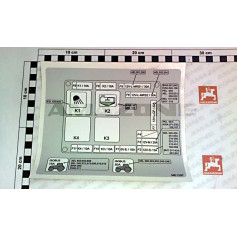 Autocollant pack confort + UX01 Réf. ME1297 - AMAZONE Autocollant pack confort + UX01 Réf. ME1297 - AMAZONE