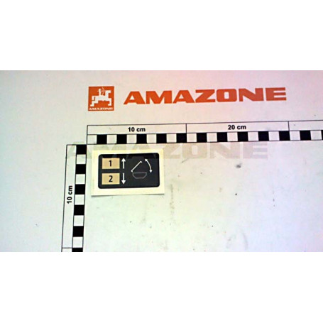 Autocollant raccordement ZG01 Réf. ME1338 - AMAZONE Autocollant raccordement ZG01 Réf. ME1338 - AMAZONE
