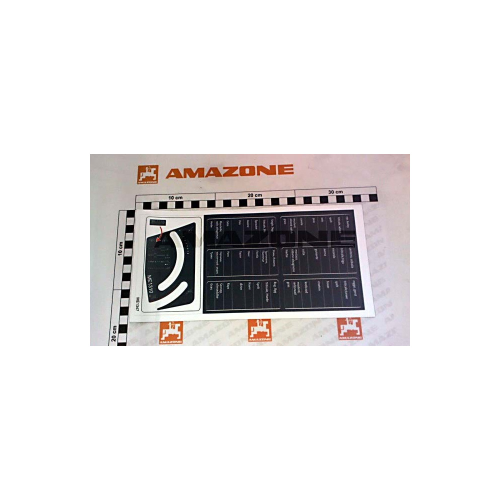Autocollant tableau cataya ME1347 Amazone