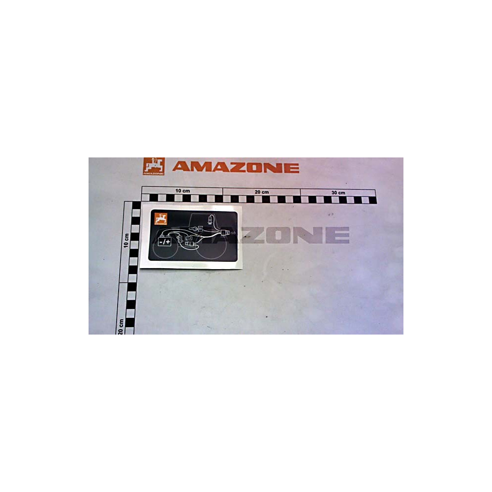 Autocollant cablage batterie ME1357 Amazone