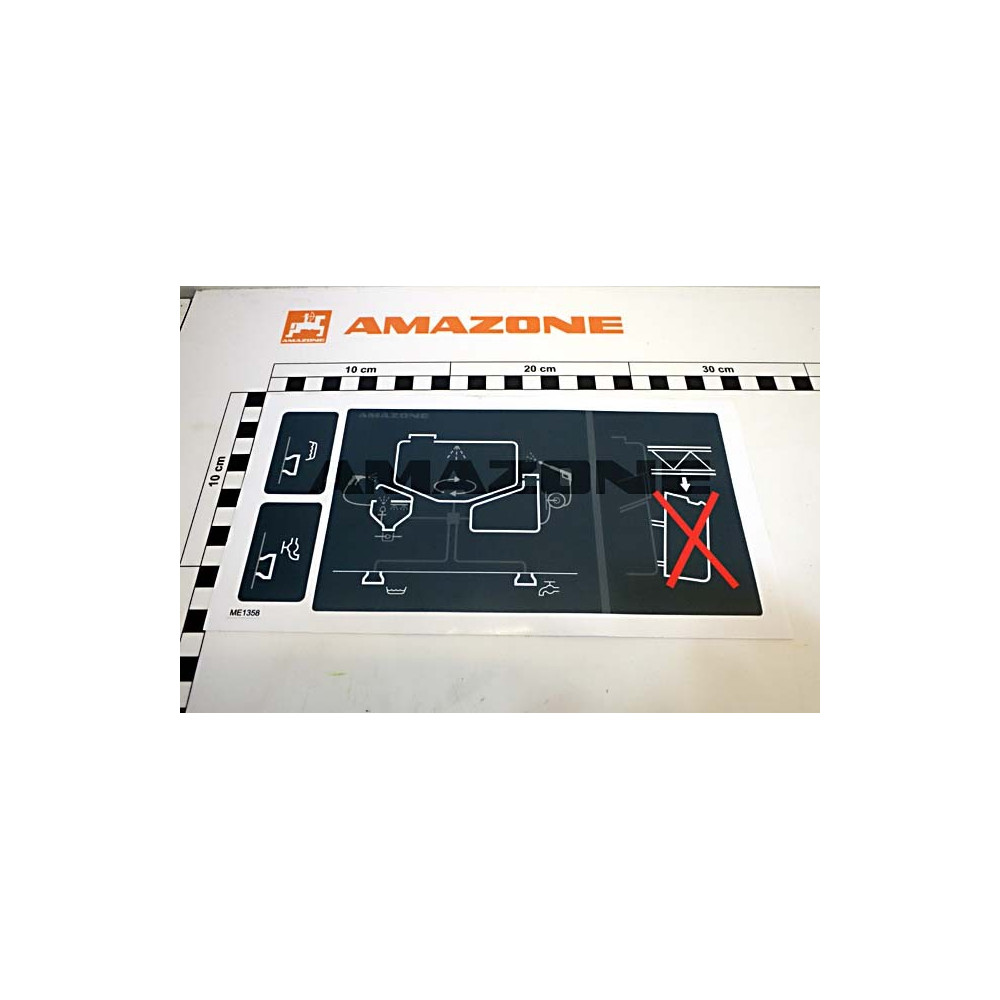 Autocollant UF02 ME1358 Amazone