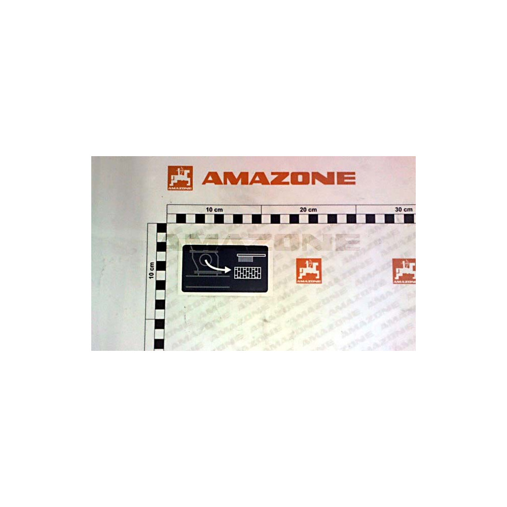 Autocollant nettoyage dosage ME1405 Amazone